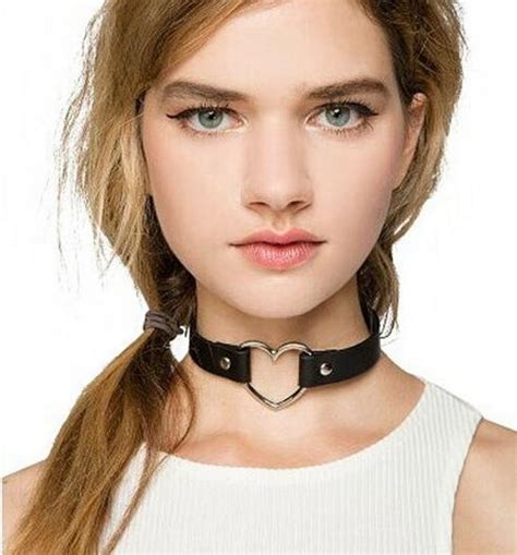 Fashion Jewelry Simple Leather Tube Choker Necklace T