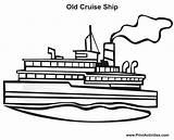 Coloring Cruise Pages Disney Coloringhome Ship Comments sketch template