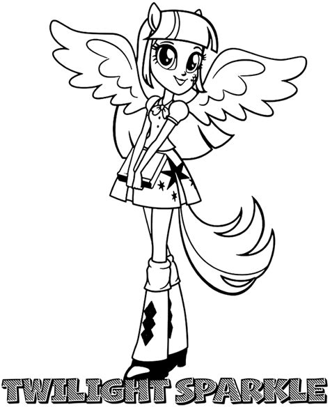 high quality twilight sparkle coloring sheet