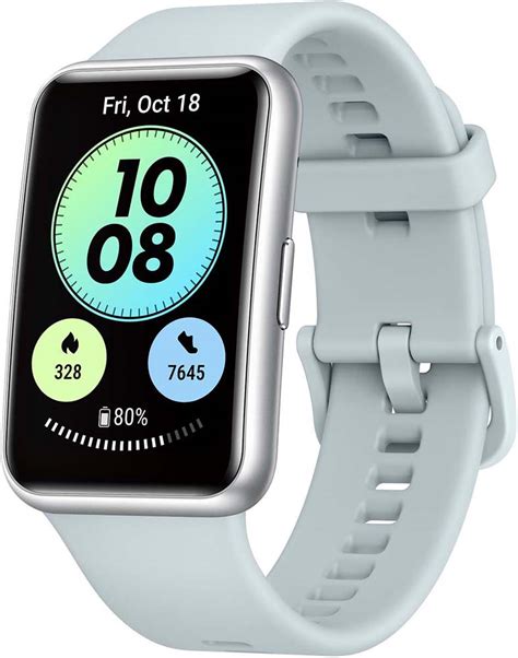 Часы Huawei Watch Fit Tia B09 Серо голубые купить по цене 3 990 рублей