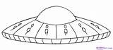 Drawing Spaceship Alien Simple Draw Ufo Space Drawings Paintingvalley Collection Designs Cool Dragoart sketch template