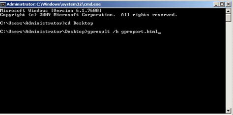 generate group policy report  cmd   tricks