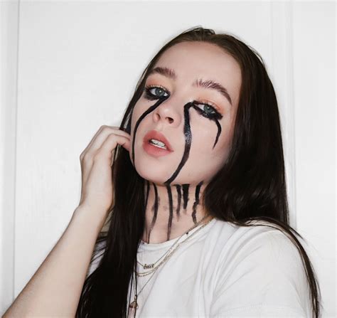 billie eilish   partys  inspired makeup instagram atmakeupbysommermay makeup