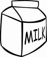 Milk Carton Coloring Clipart Colouring Draw Box Pages Outline Clip Gallon Drawing Jug Color Kids Cookies Netart Cliparts Clipground Find sketch template