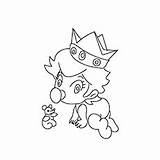 Princess Peach Coloring Pages Baby Little Girl sketch template