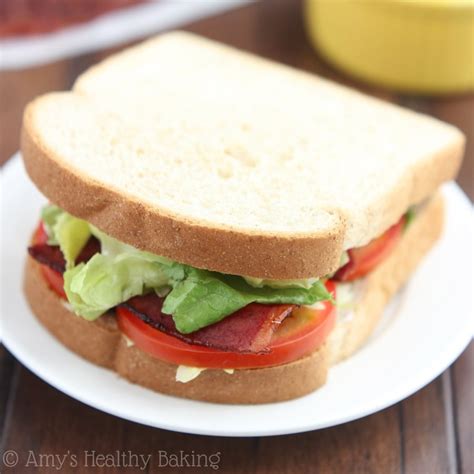 skinny blts  white garlic sauce amys healthy baking