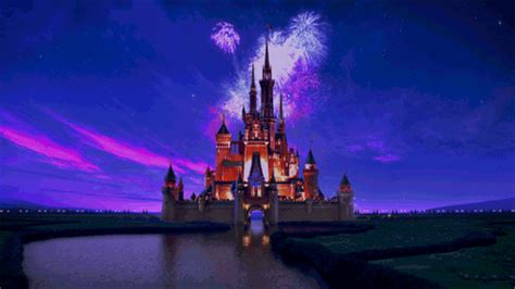 disney castle gif find share  giphy