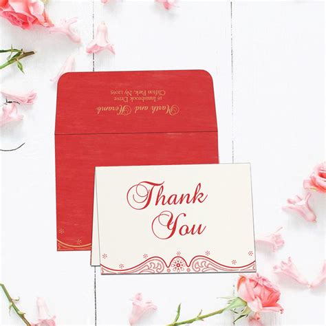 thank you invitation card thank you notes