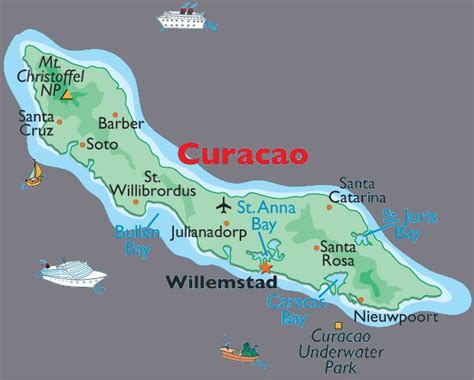 map  curacao curacao underwater park willemstad