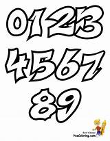 Graffiti Numbers Number Letters Coloring Pages Números Grafite Letras Font Alphabet Stencils Lettering Letter Yescoloring Bubble Graffitis Fonts Fearless Letra sketch template