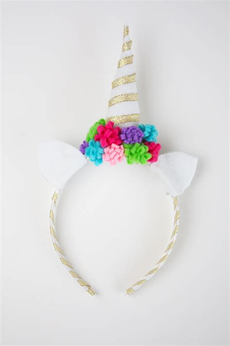 easy unicorn headband craft catch  party