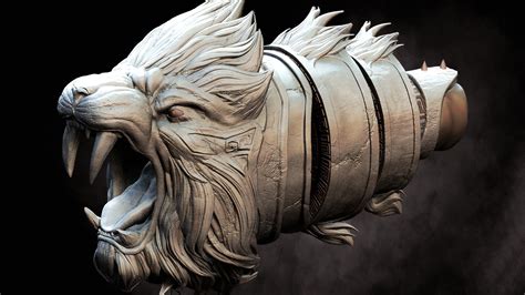 artstation god  war  hercules gauntlets nemean cestus