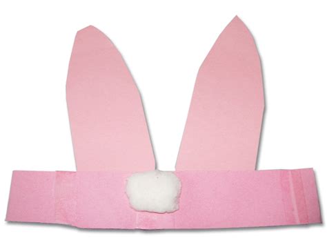 bunny ears craft template clipart