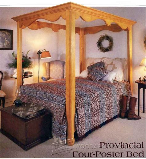 poster bed plans woodarchivist