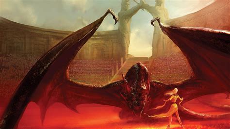 hd dragons fantasy art game thrones daenerys targaryen house free desktop background wallpaper