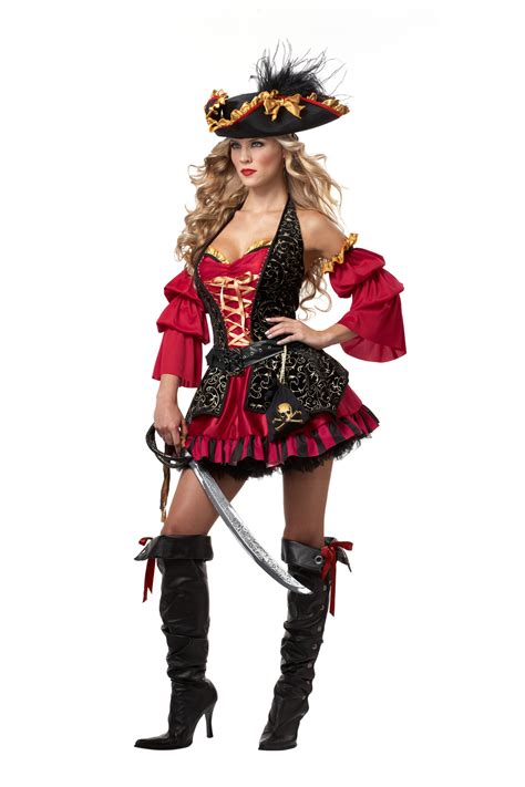 captain s wench pirate women s adult costume halloween