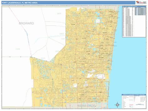 Fort Lauderdale Fl Zip Code Map