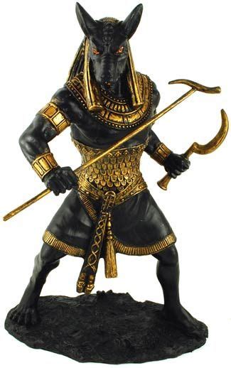 Resin Statue Of Seth Set Sutekh As A Warrior With Was