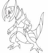 Coloring Pokemon Pages Haxorus Pokémon Drawing Dragon Characters sketch template