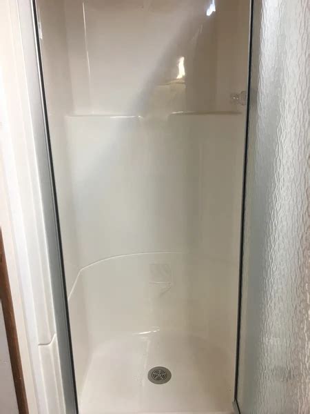 piece fiberglass shower stall ml mobile home supply shower stall fiberglass