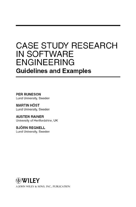 case study cover page case study format