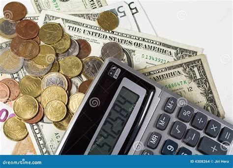 american money  calculator stock photo image  growth bills