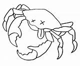 Crabe Coloriages Ko sketch template