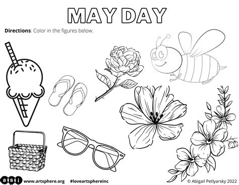 day coloring page art sphere