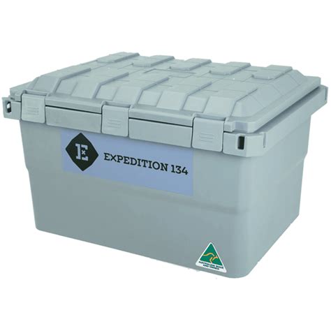 expedition heavy duty plastic storage box  black