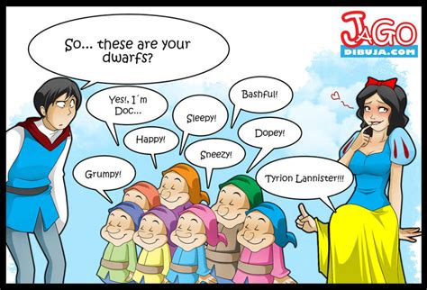 jagodibuja game of thrones snow white dwarves comics funny comics and strips