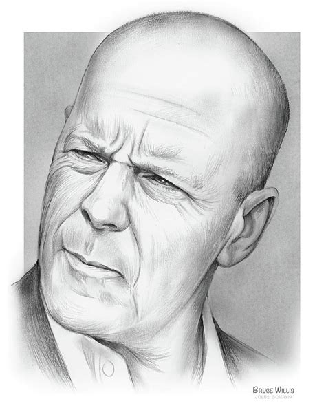 bruce willis  drawing  greg joens pixels merch