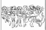 Equestria Coloring Pages Pony Little Girl Girls Printable Print Getdrawings Getcolorings sketch template