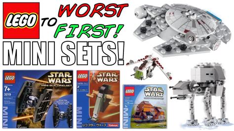 lego worst to first all lego star wars mini sets youtube