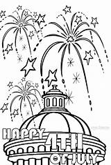 Fireworks Coloring Pages Printable Kids July Cool2bkids 4th Sheets Firework Choose Board Night sketch template