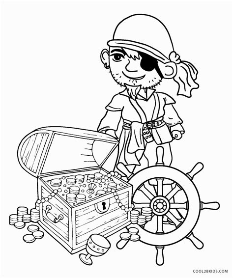 pirate coloring pages  kids