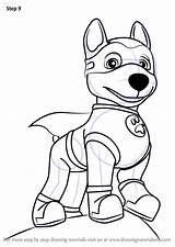 Patrol Paw Apollo Super Pup Draw Step Coloring Pages Drawing Tutorials Drawingtutorials101 Printable Kids Pups Colouring Cartoon Tv Choose Board sketch template