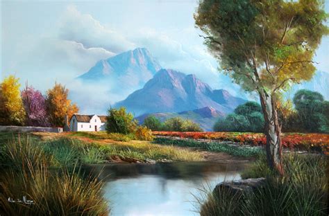 landscape  michael jnr albertyn landscape paintings cool