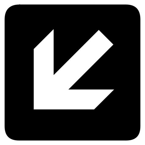 aiga  left arrow sign inverted vector image  svg