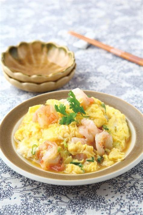 Stir Fried Prawns With Eggs Taiwanese Food Recipe In Chinese