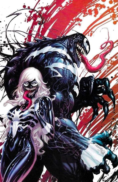 Venom And Venomized Black Cat Tyler Kirkham Black Cat Marvel