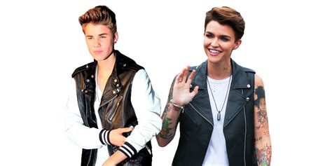Justin Bieber And Ruby Rose Twin Moments Justin Bieber And Ruby Rose