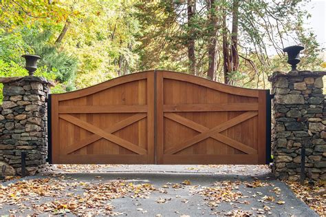 popular driveway gate ideas  youll love