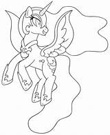 Pony Little Moon Nightmare Pages Coloring Getcolorings sketch template