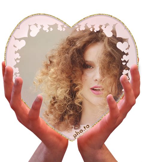 Heart Photo Template Put A Pic Into A Heart Shaped Frame