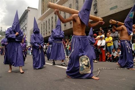 conoce culturas la semana santa en ecuador