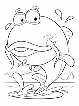 Pez Pesce Colorkid Manny Gros Poisson Grosser Fisch Handy Coloriage Meister Outils Manitas Tuttofare Grouper sketch template