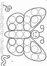 Dauber Bingo Printable Pages Coloring Worksheets Preschool Worksheeto Via Number sketch template