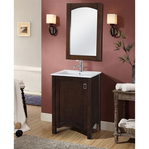 contemporary   single sink bathroom vanity  brown single vanities ebay