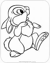 Thumper Bambi Disneyclips sketch template