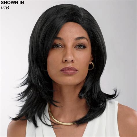 frankie human hair blend lace front wig